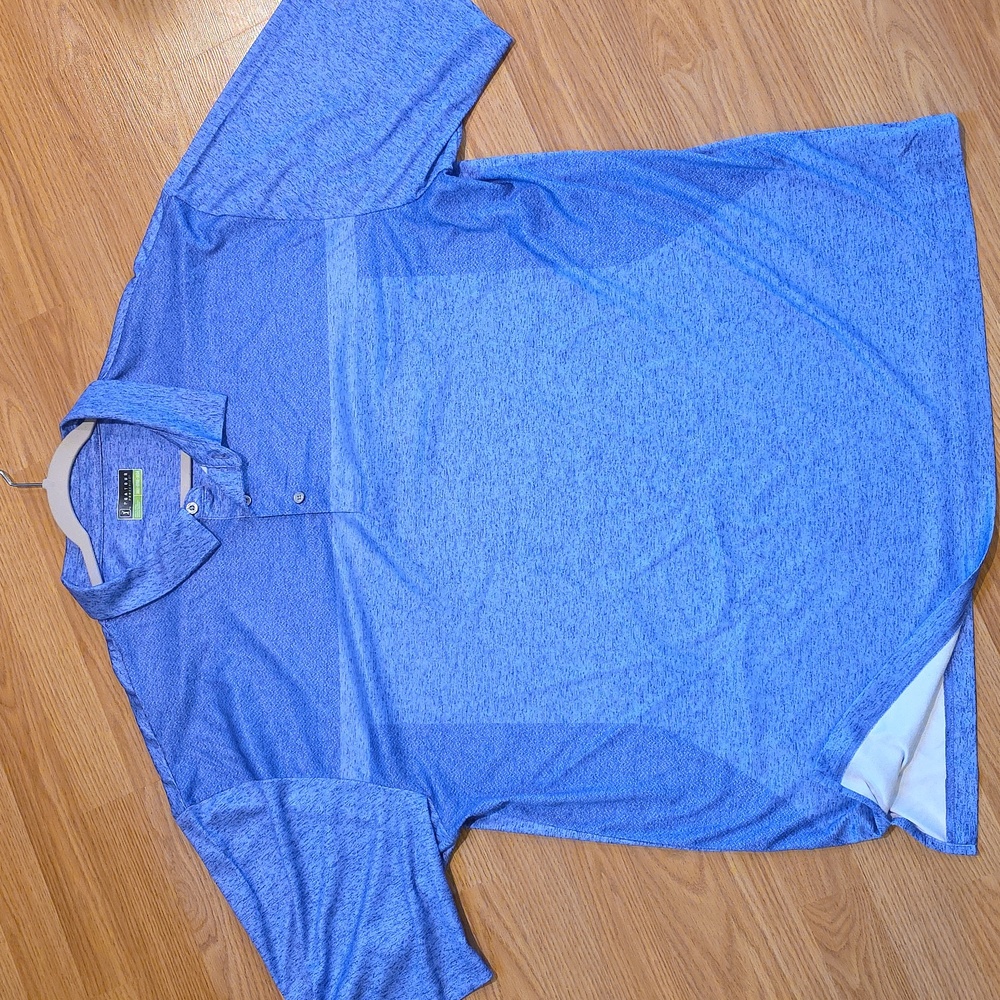 PGA Tour ProSeries Heathered Purple Polo 3XLT